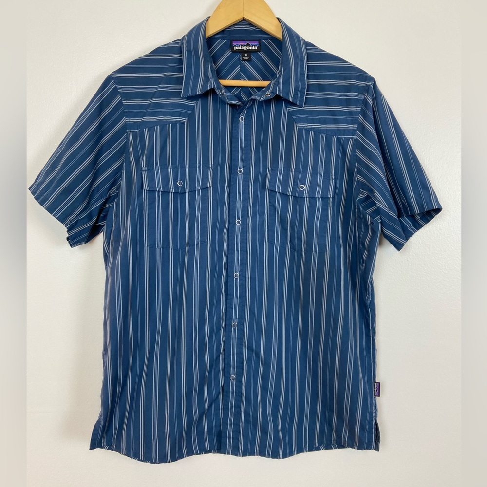 Patagonia Men’s Bandito Snap Button Down Short Sleeve M